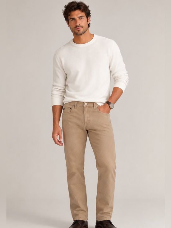 Ag Adriano Goldschmied Other - AG Adriano Goldschmied Matchbox Slim Straight Jeans | Khaki Beige | Men’s 34